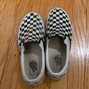 Classic Vans Checkered Slipon Shoes